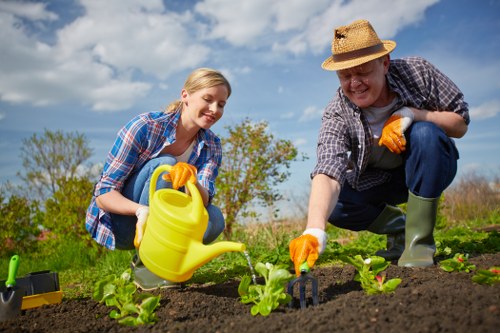Electric van used for low-carbon collection of garden waste